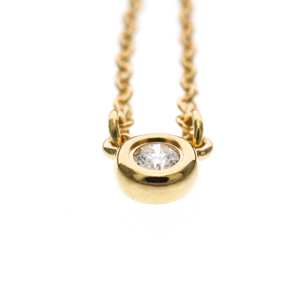 TIFFANY 18k Gold Diamond Necklace - Picture 4 of 15